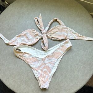 Abercrombie & Fitch Peach Swirl Bikini